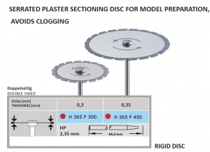 Surface disk za gips zazubljeni H 365F 450