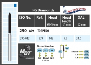 MDT Dijamantno svrdlo torpedo 290-012M