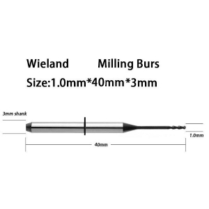 ZircoMill Wieland Select Freza 1,0 mm; W S 1,0